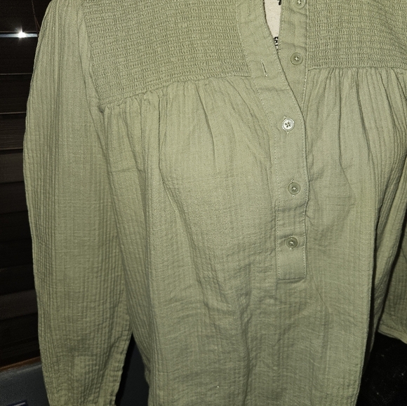 J.Crew Womans Long Sleeve Green Size XS - Picture 2 of 11